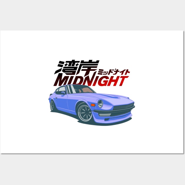 Wangan Midnight Asakura Akio's Devil Z Wall Art by MOTOSHIFT